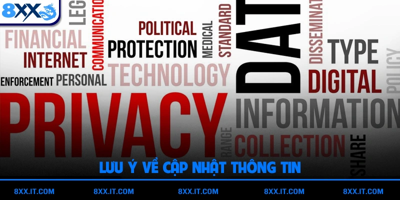 Lưu ý về cập nhật thông tin